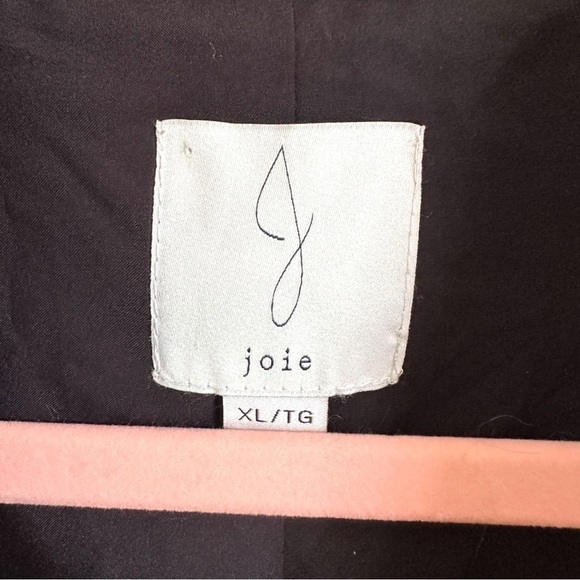 Joie Black Double Breasted Cropped Blazer sz XL - Picture 3 of 4